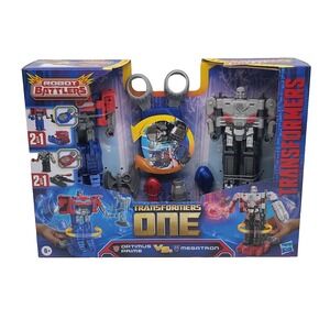 Transformers One Robot Battlers Optimus Prime vs Megatron 2-Pack New